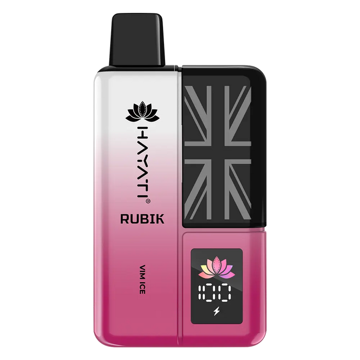Hayati Rubik 7000 Prefilled Pod Kit in Vim Ice flavor – stylish vape device with up to 7,000 puffs.