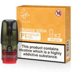 Load image into Gallery viewer, Elf Bar Mate P1 prefilled pod in Orange Soda flavor, delivering a sweet and fizzy citrus taste, designed for use with the Elf Bar Mate device for a smooth and convenient vaping experience