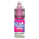 Load image into Gallery viewer, Oxva Ox Passion Nic Salt E-Liquid Strawberry Raspberry Cherry – pack of 10x 10ml bottles, available in 10mg or 20mg nicotine strength.