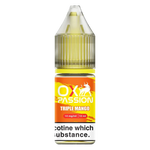 Load image into Gallery viewer, Oxva Ox Passion Nic Salt E-Liquid Triple Mango – pack of 10x 10ml bottles, available in 10mg or 20mg nicotine strength.