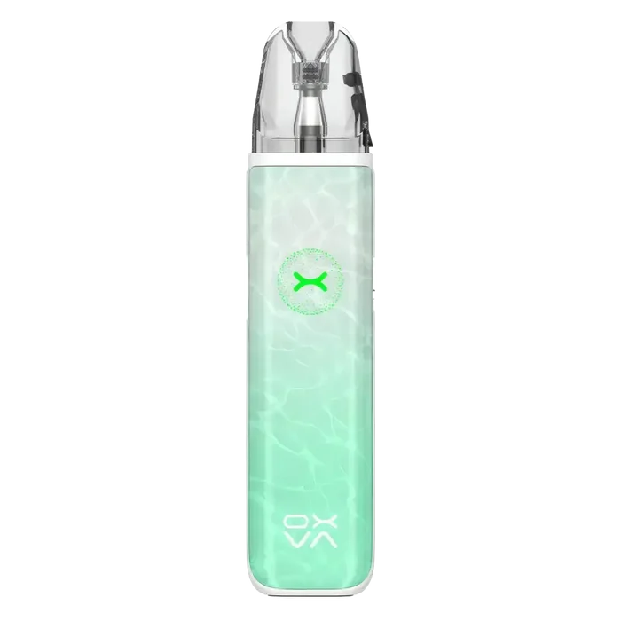 OXVA Xlim Go 2 Pod Kit in Green Ripple – compact pod system with 1000mAh built-in battery, 2ml refillable pods, and adjustable airflow for MTL and RDL vaping.