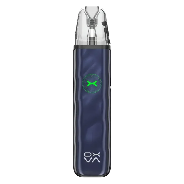 OXVA Xlim Go 2 Pod Kit in Metal Blue – compact pod system with 1000mAh built-in battery, 2ml refillable pods, and adjustable airflow for MTL and RDL vaping.