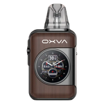 Load image into Gallery viewer, OXVA Xlim SQ Pro 2 Pod Kit in Brown Wood – compact and high-performance vape device with a textured carbon finish, smart display, and adjustable power settings