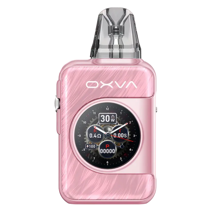 OXVA Xlim SQ Pro 2 Pod Kit in Dream Pink – compact and high-performance vape device with a textured carbon finish, smart display, and adjustable power settings