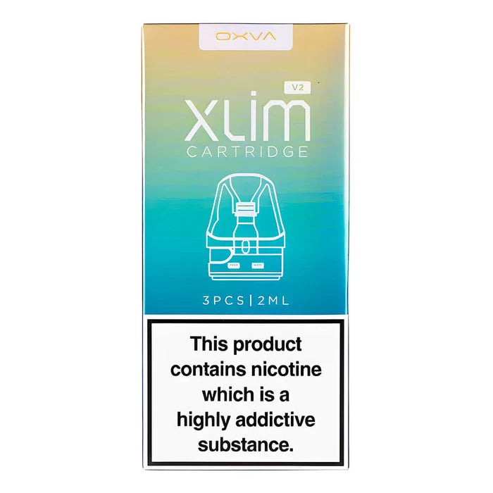 OXVA Xlim V2 Replacement Pods – pack of 3 refillable pods designed for the OXVA Xlim pod vape kit.