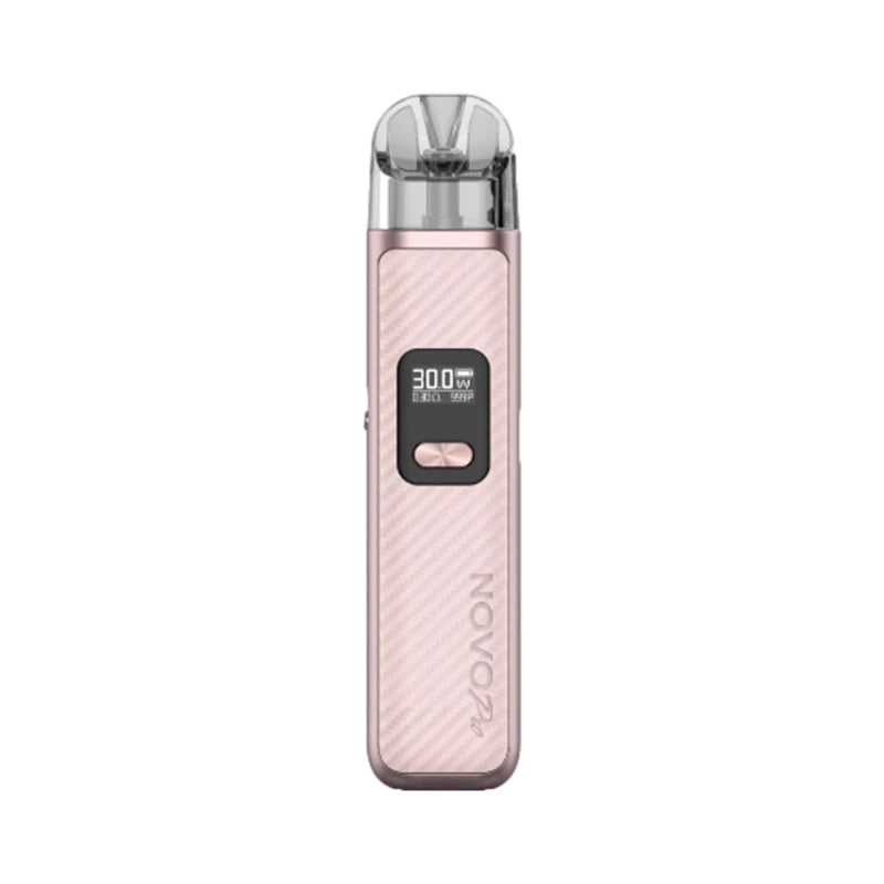 SMOK Novo Pro Pod Kit in Pale Pink – sleek and modern pod vape with a smart display screen, dual activation modes, and adjustable wattage for a customized vaping experience.