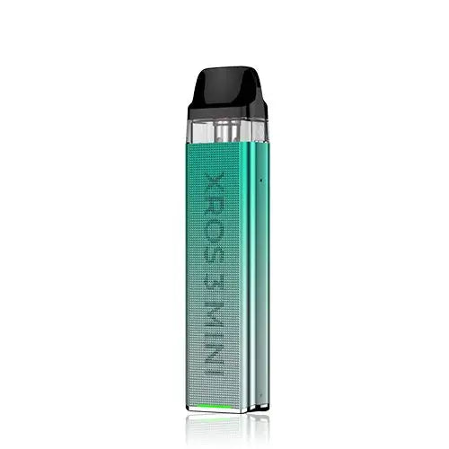 Vaporesso XROS 3 Mini Pod Kit in Phantom Green – ultra-compact and stylish pod system with a built-in 1000mAh battery, COREX coil technology, and hassle-free draw-activated vaping.