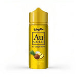 Load image into Gallery viewer, 100ml shortfill bottle of Kingston AU Gold E-Liquid in Pineapple Ice flavor, crafted with a premium high-VG formula, nicotine-free with space for nic shots.