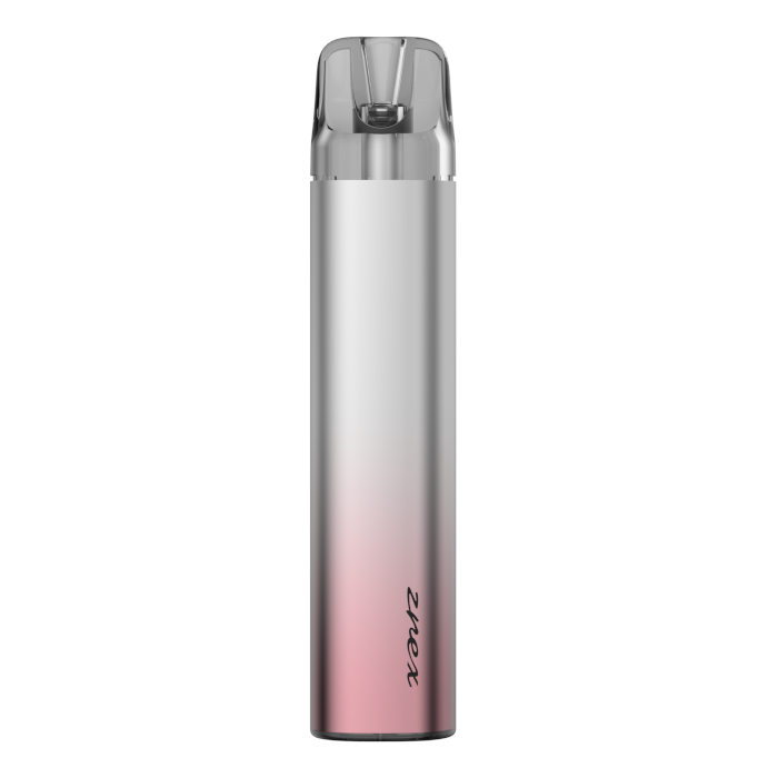 SMOK Zrex RF Pod Kit in Pink Silver – compact and sleek vape device with a intuitive controls, and smooth vaping performance for everyday use.