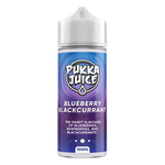 Load image into Gallery viewer, Pukka Juice 100ml Shortfill Range 0mg Blueberry Blackcurrant – nicotine-free vape juice bursting with bold, fruity flavors and smooth clouds