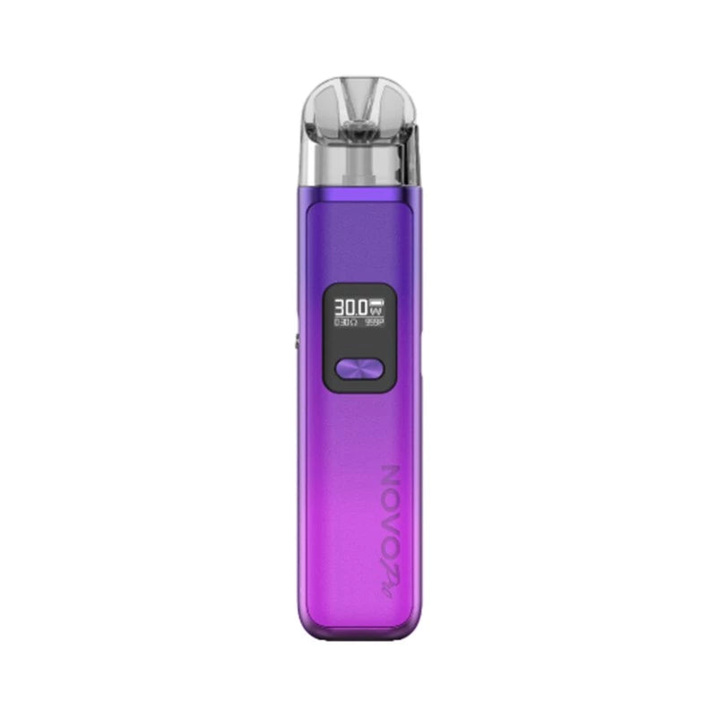 SMOK Novo Pro Pod Kit in Purple Pink – sleek and modern pod vape with a smart display screen, dual activation modes, and adjustable wattage for a customized vaping experience.
