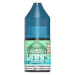 Load image into Gallery viewer, 10ml bottle of R and M Tornado 7000 Nic Salt E-Liquid in Blueberry Pomegranate flavor, formulated for smooth nicotine delivery, perfect for pod systems and mouth-to-lung vaping.