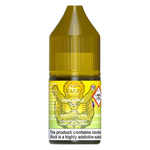 Load image into Gallery viewer, 10ml bottle of R and M Tornado 7000 Nic Salt E-Liquid in Pineapple Ice flavor, formulated for smooth nicotine delivery, perfect for pod systems and mouth-to-lung vaping.