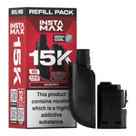Load image into Gallery viewer, Insta Max 15K Prefilled Pods in Cherry flavour – long-lasting vape pods with bold flavours and smooth nicotine delivery