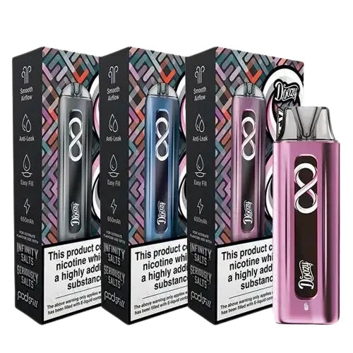 Doozy Infinity Pod Vape Kit  – stylish and compact vape device with a smooth finish and user-friendly design.