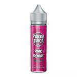Load image into Gallery viewer, Pukka Juice Pink Donut 50ml e-liquid with 0mg nicotine and 70/30 VG/PG ratio, offering a fruity tropical flavor blend.