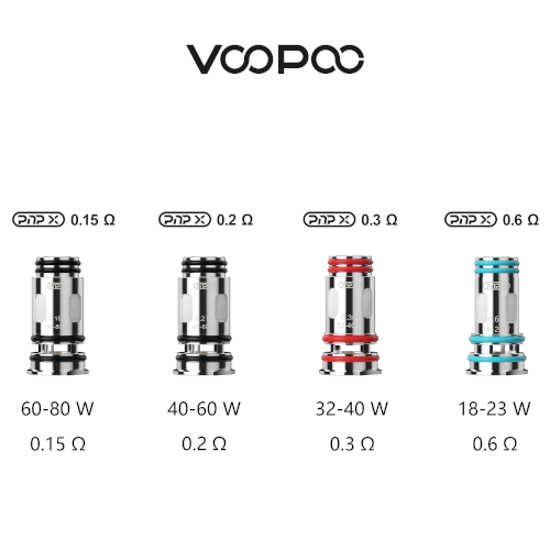 Voopoo PnP X replacement coils, engineered for excellent flavor and vapor production, designed to be long‑lasting and fully compatible with Voopoo PnP X series devices for a premium vaping experience.
