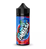 Load image into Gallery viewer, 100ml shortfill bottle of Fantasi Premium E-Liquid in Ice Remix- Blue Raspberry Cherry flavor, 70VG/30PG ratio for rich flavor and thick vapor clouds, nicotine-free with space for nic shots.