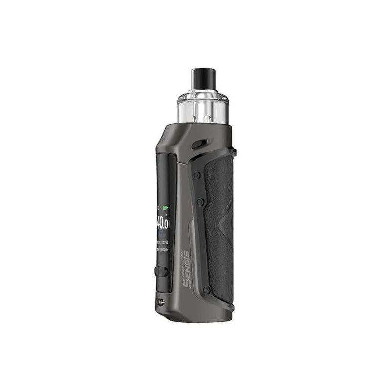 Innokin Sensis 40W Pod Vape Kit in Jet Black – advanced pod mod kit with 3000mAh battery, 2ml capacity, and coil+ mode for improved performance.
