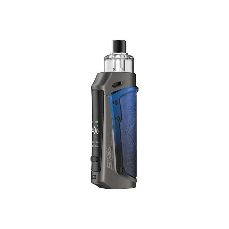 Innokin Sensis 40W Pod Vape Kit in Navy Blue – advanced pod mod kit with 3000mAh battery, 2ml capacity, and coil+ mode for improved performance.