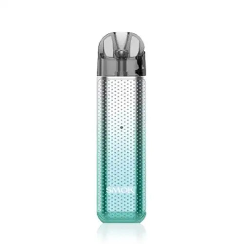 SMOK Novo 2C Pod Kit in Silver Green – compact and minimalist pod system with a built-in 800mAh battery, draw-activated firing, and compatibility with Novo series pods for a smooth MTL vaping experience.