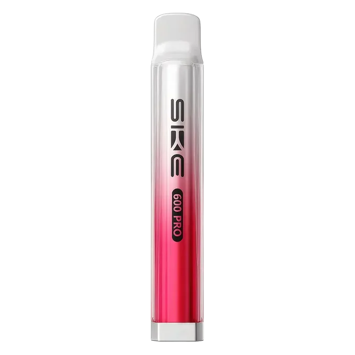 SKE Crystal 600 Pro Prefilled Pod Kit Strawberry Burst – smooth, icy cherry flavor in a sleek disposable vape