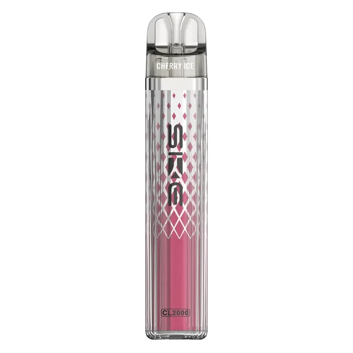 SKE Crystal CL2000 Prefilled Pod Kit Cherry Ice – smooth, creamy banana flavor in a sleek disposable vape