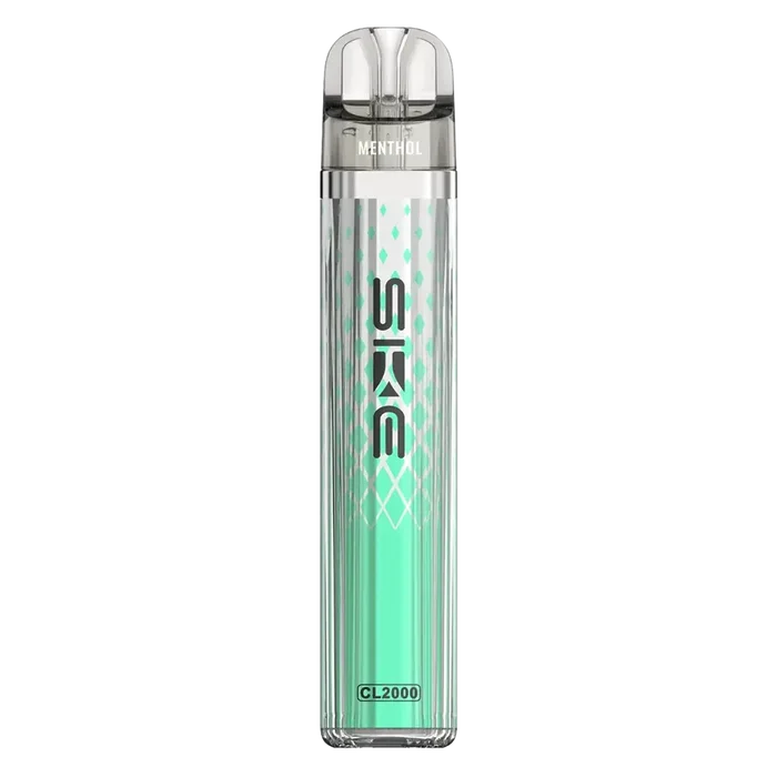 SKE Crystal CL2000 Prefilled Pod Kit Menthol – smooth, creamy banana flavor in a sleek disposable vape