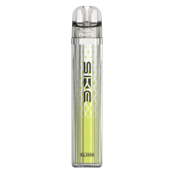 SKE Crystal CL2000 Prefilled Pod Kit Sour Pineapple – smooth, creamy banana flavor in a sleek disposable vape