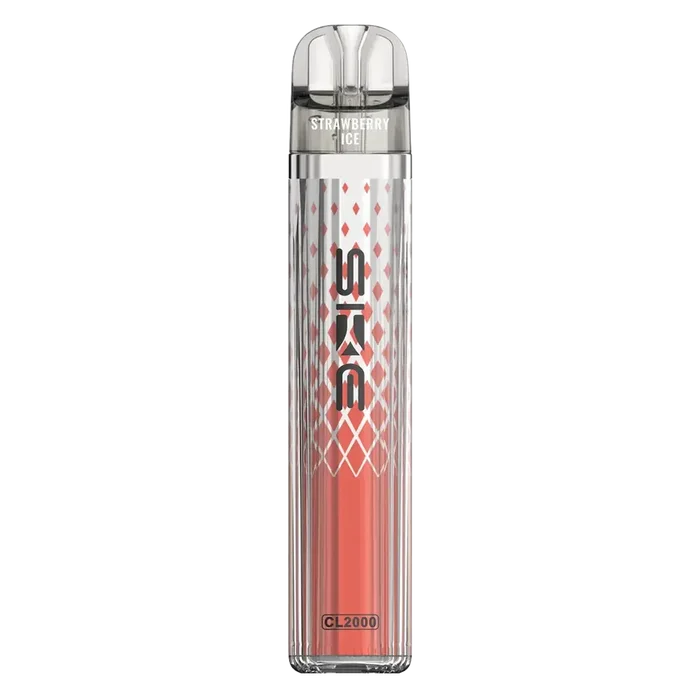 SKE Crystal CL2000 Prefilled Pod Kit Strawberry Ice – smooth, creamy banana flavor in a sleek disposable vape