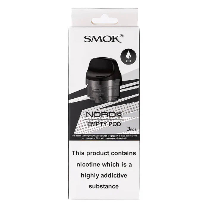 SMOK Nord C Refillable Pods – 4.5ml side-fill, leak-resistant, compatible with RPM 2 coils for rich flavor.