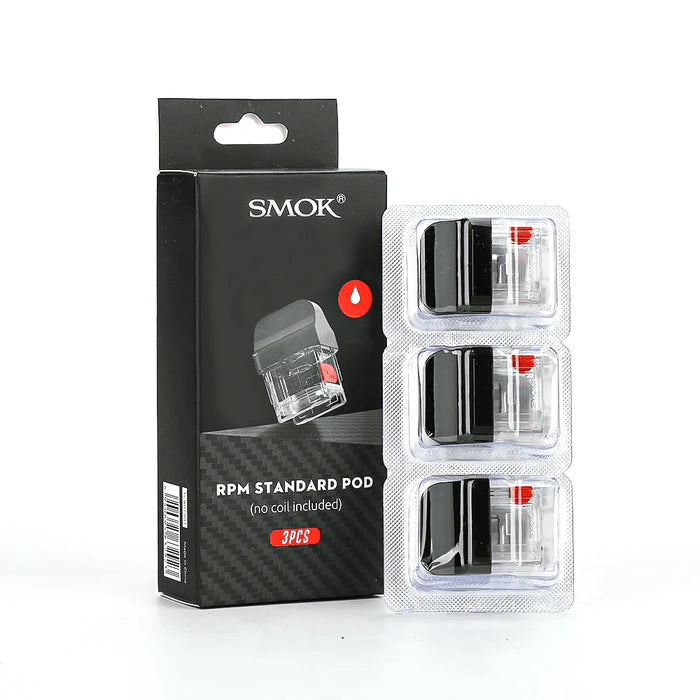 SMOK RPM40 Pods – 2ml side-fill, leak-resistant, magnetic fit, works with RPM & Nord coils for smooth flavor.