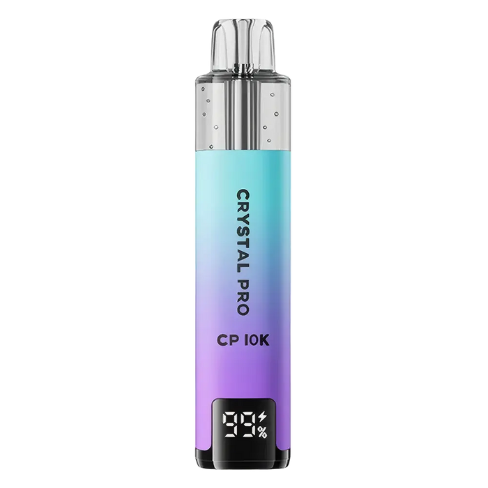 Crystal Pro CP 10K Prefilled Pod Kit in Blueberry Raspberry flavor – stylish vape device with up to 10,000 puffs.