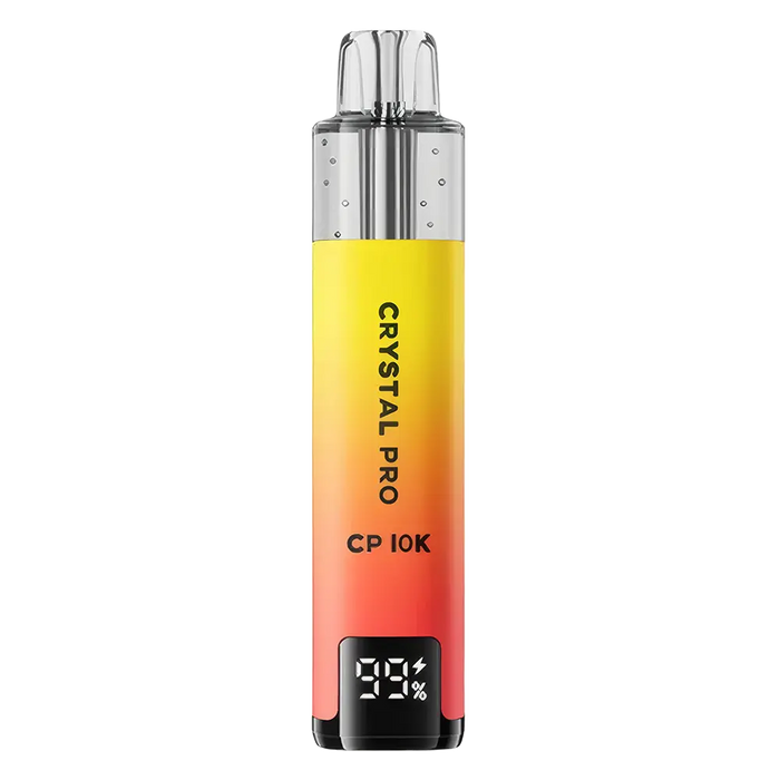 Crystal Pro CP 10K Prefilled Pod Kit in Juicy Peach flavor – stylish vape device with up to 10,000 puffs.