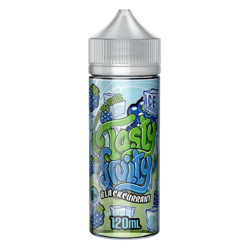 Tasty Fruity Premium E-Liquid 100ml Blackcurrant – bold, juicy vape juice with vibrant fruit flavors and smooth 70/30 VG PG blend