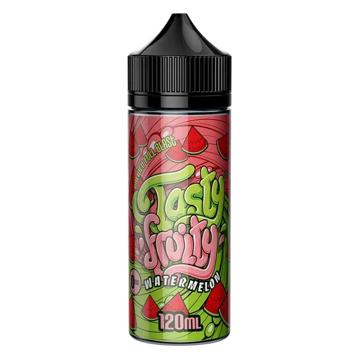 Tasty Fruity Premium E-Liquid 100ml Watermelon – bold, juicy vape juice with vibrant fruit flavors and smooth 70/30 VG PG blend