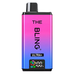 Load image into Gallery viewer, The Bling Ultra Plus 30K Prefilled Pod Kit in Blue Razz Gummy Bear flavor – vibrant vape device with up to 30,000 puffs.