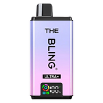 Load image into Gallery viewer, The Bling Ultra Plus 30K Prefilled Pod Kit in lueberry Cotton Candy/ Raspberry Cotton Candy flavor – vibrant vape device with up to 30,000 puffs.