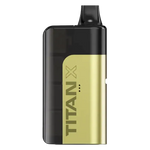 Load image into Gallery viewer, Titan X Prefilled Pod Kit in Sour Apple flavor, a sleek and easy-to-use disposable vape, prefilled with smooth nicotine salt e-liquid for a satisfying and convenient vaping experience.