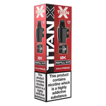 Load image into Gallery viewer, Titan‑X Prefilled Replaceable Pods – 20mg nicotine strength in refreshing Cola Freeze flavor. Convenient refill containers designed for Titan‑X pod kits, delivering smooth throat hits, rich flavor, and long‑lasting satisfaction with every puff.