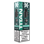 Load image into Gallery viewer, Titan‑X Prefilled Replaceable Pods – 20mg nicotine strength in refreshing Cool Mint flavor. Convenient refill containers designed for Titan‑X pod kits, delivering smooth throat hits, rich flavor, and long‑lasting satisfaction with every puff.