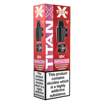 Load image into Gallery viewer, Titan‑X Prefilled Replaceable Pods – 20mg nicotine strength in refreshing Strawberry Raspberry Cherry flavor. Convenient refill containers designed for Titan‑X pod kits, delivering smooth throat hits, rich flavor, and long‑lasting satisfaction with every puff.
