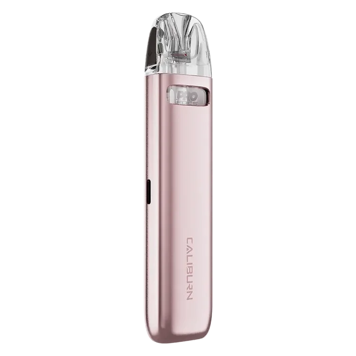 Uwell Caliburn G4 Mini Pod Kit in Bright Pink – sleek pod vape kit with 1100mAh built-in battery, 2ml refillable pods, designed for both MTL and RDTL vaping.