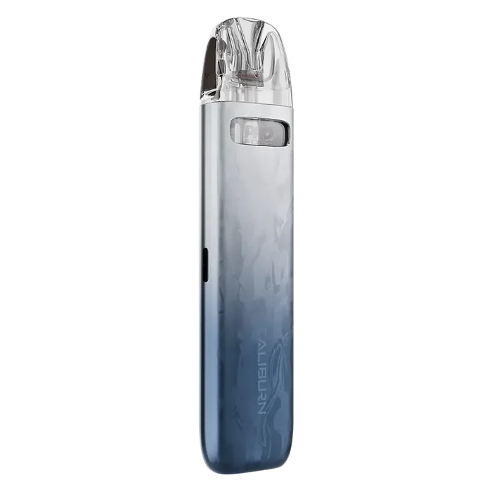 Uwell Caliburn G4 Mini Pod Kit in Dusty Indigo – sleek pod vape kit with 1100mAh built-in battery, 2ml refillable pods, designed for both MTL and RDTL vaping.