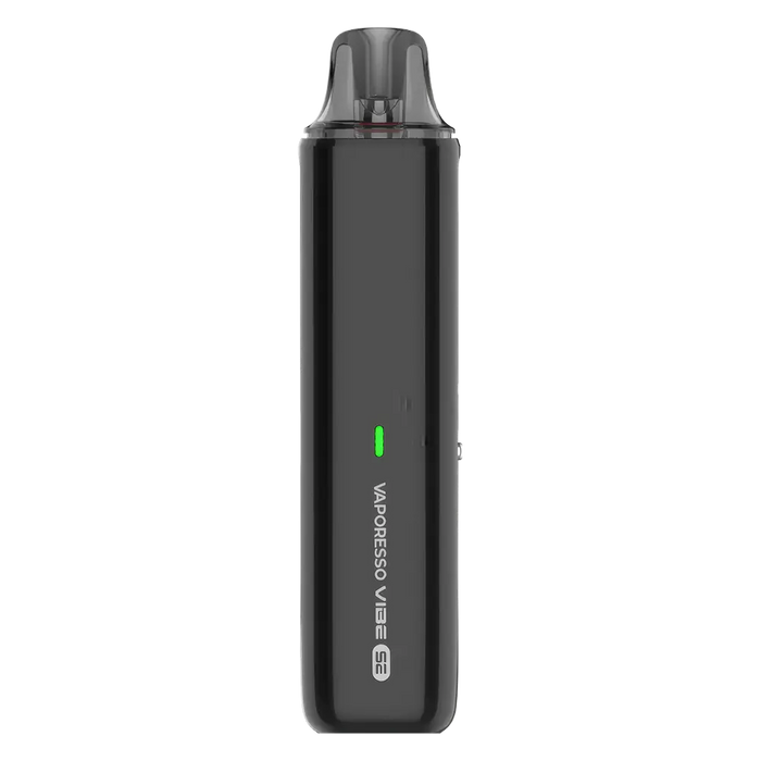 Vaporesso Vibe SE Pod Kit in Black – minimalist and portable vape device with a smooth black finish, easy-to-use design, and consistent performance.