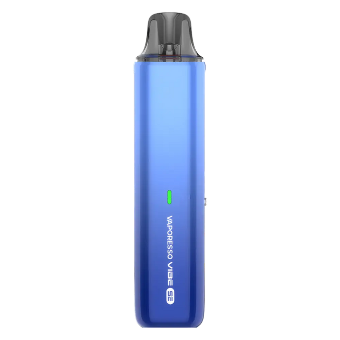 Vaporesso Vibe SE Pod Kit in Blue – minimalist and portable vape device with a smooth black finish, easy-to-use design, and consistent performance.