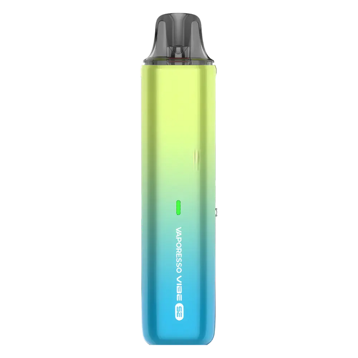 Vaporesso Vibe SE Pod Kit in Frozen Mint – minimalist and portable vape device with a smooth black finish, easy-to-use design, and consistent performance.