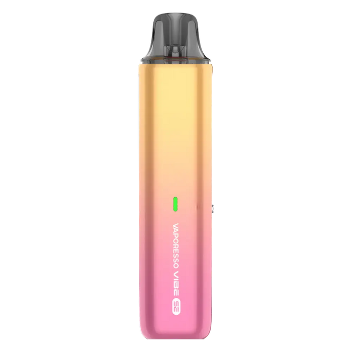 Vaporesso Vibe SE Pod Kit in Grape Fruit Soda – minimalist and portable vape device with a smooth black finish, easy-to-use design, and consistent performance.