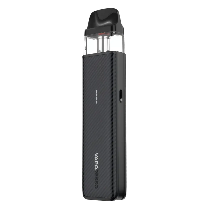 Vaporesso XROS 5 Mini Pod Kit in Carbon Black – ultra-compact vape device with sleek design, reliable performance, and smooth draw activation.