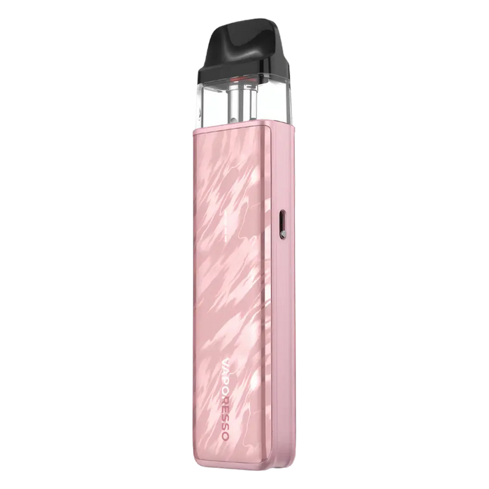 Vaporesso XROS 5 Mini Pod Kit in Flowing Pink – ultra-compact vape device with sleek design, reliable performance, and smooth draw activation.
